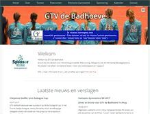 Tablet Screenshot of gtvdebadhoeve.nl